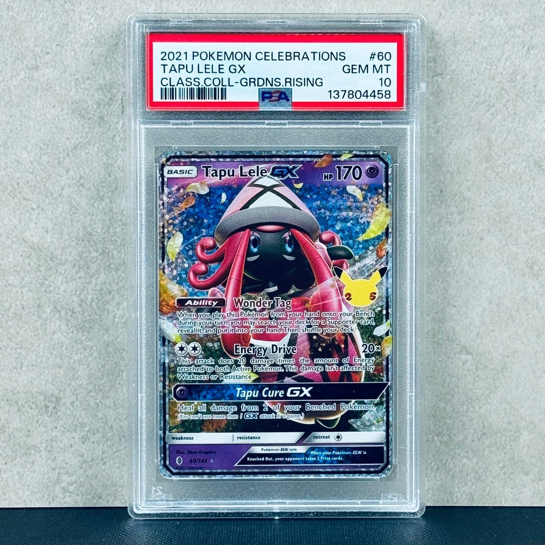 Pokémon Graded card - Tapu Lele 60 - Pokémon - PSA 10