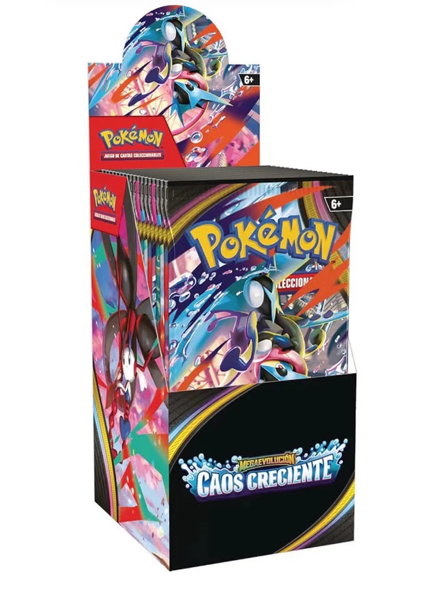 18 Sobres Pokémon Caos Creciente - Español