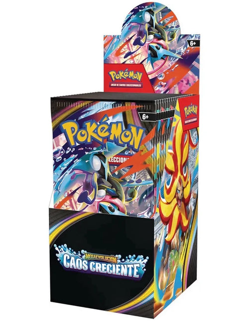 18 Sobres Pokémon Caos Creciente - Español